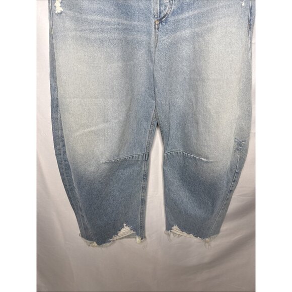 Citizens of Humanity Horseshoe Jeans 31 SAVAHN Light Blue NWT Barrel Frayed New - Picture 5 of 14